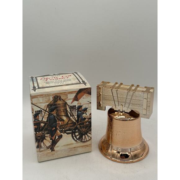 Vintage Avon Liberty Bell Decanter Deep Woods After Shave New - Picture 1 of 6